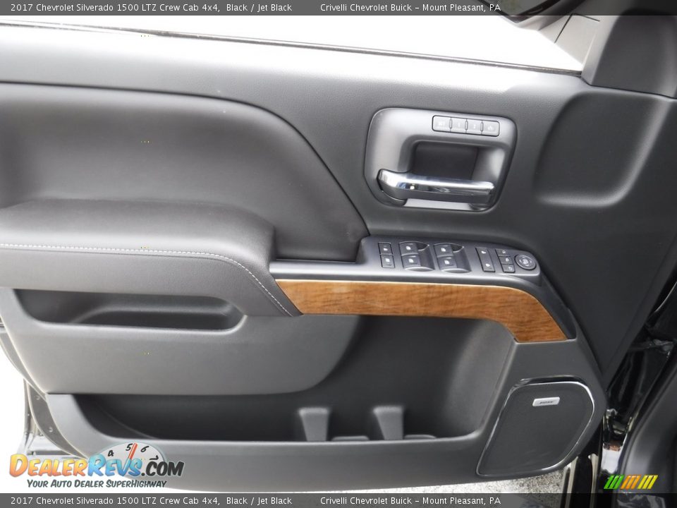 Door Panel of 2017 Chevrolet Silverado 1500 LTZ Crew Cab 4x4 Photo #12