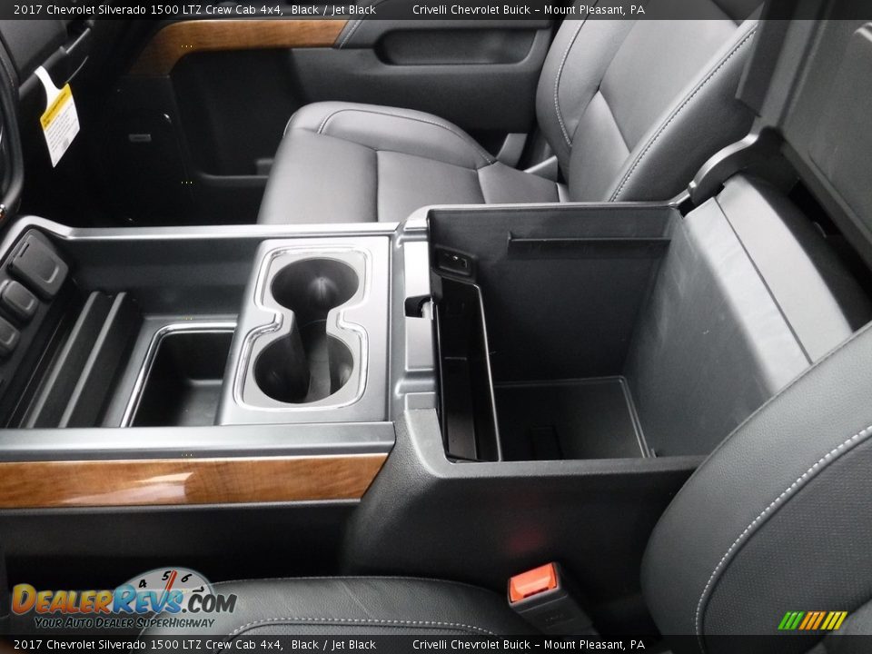 2017 Chevrolet Silverado 1500 LTZ Crew Cab 4x4 Black / Jet Black Photo #17