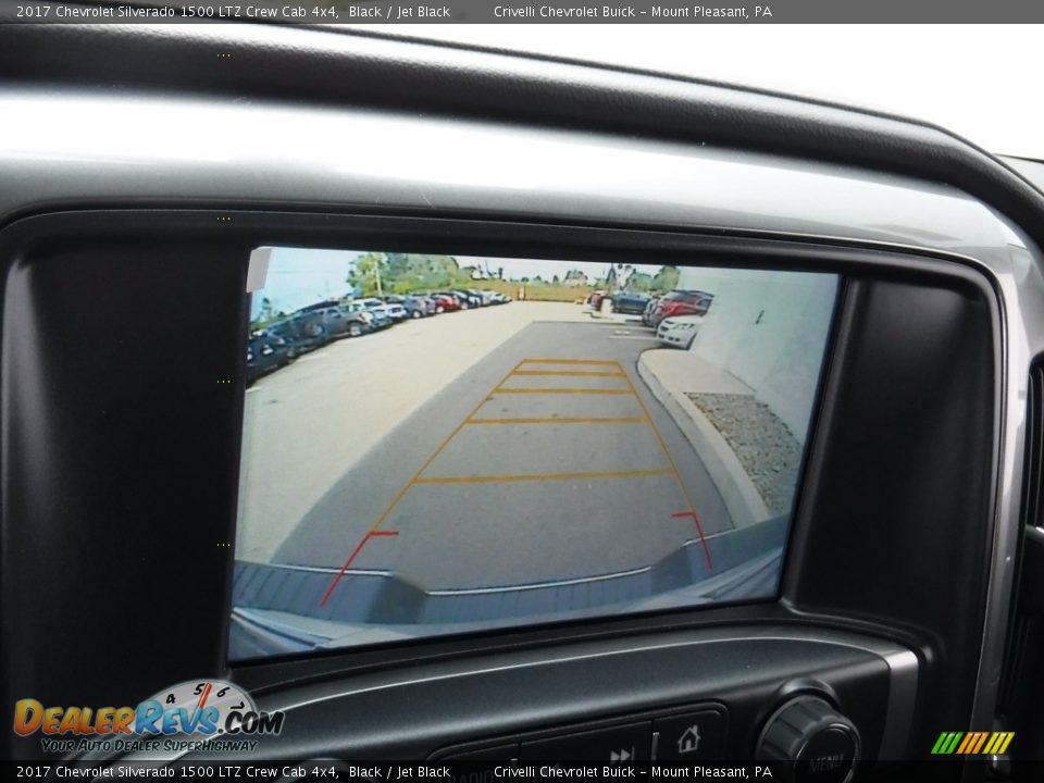 2017 Chevrolet Silverado 1500 LTZ Crew Cab 4x4 Black / Jet Black Photo #19