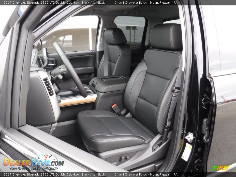 Front Seat of 2017 Chevrolet Silverado 1500 LTZ Double Cab 4x4 Photo #14