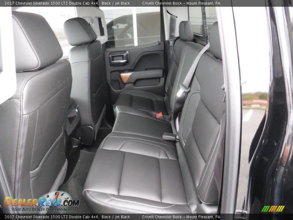 Rear Seat of 2017 Chevrolet Silverado 1500 LTZ Double Cab 4x4 Photo #23