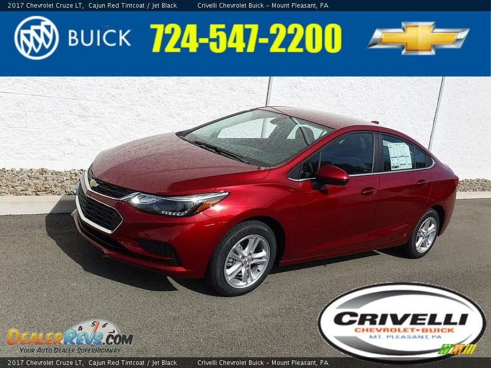 2017 Chevrolet Cruze LT Cajun Red Tintcoat / Jet Black Photo #1