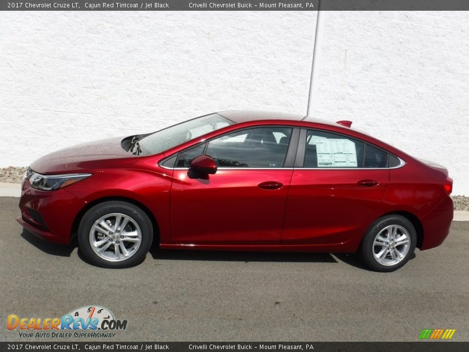 2017 Chevrolet Cruze LT Cajun Red Tintcoat / Jet Black Photo #2
