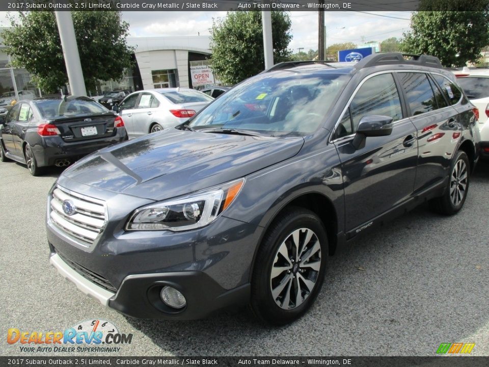 2017 Subaru Outback 2.5i Limited Carbide Gray Metallic / Slate Black Photo #1