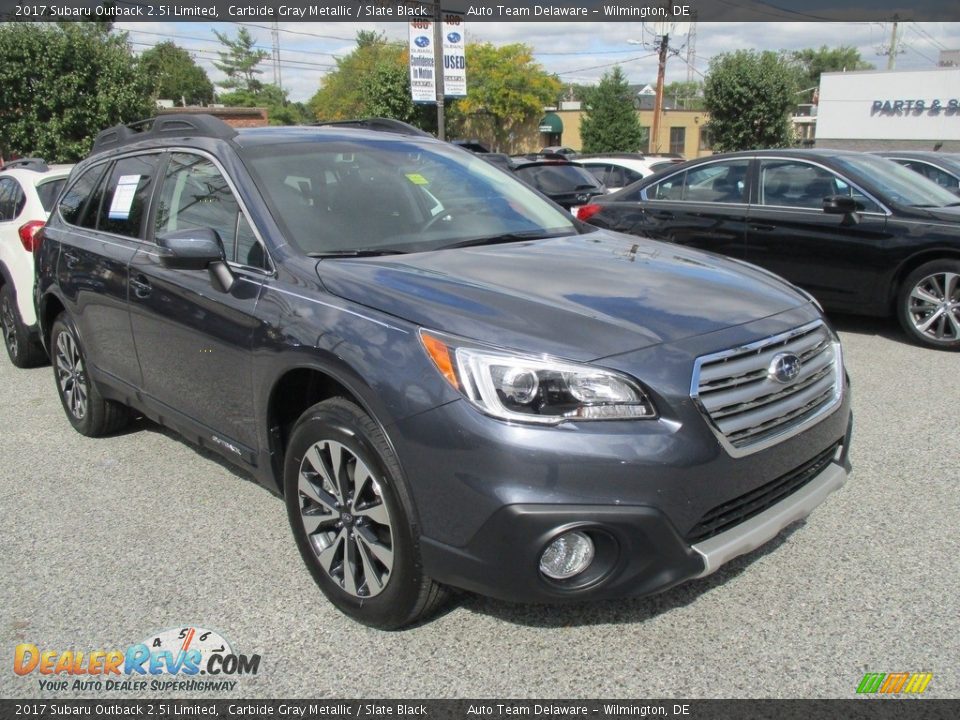2017 Subaru Outback 2.5i Limited Carbide Gray Metallic / Slate Black Photo #3