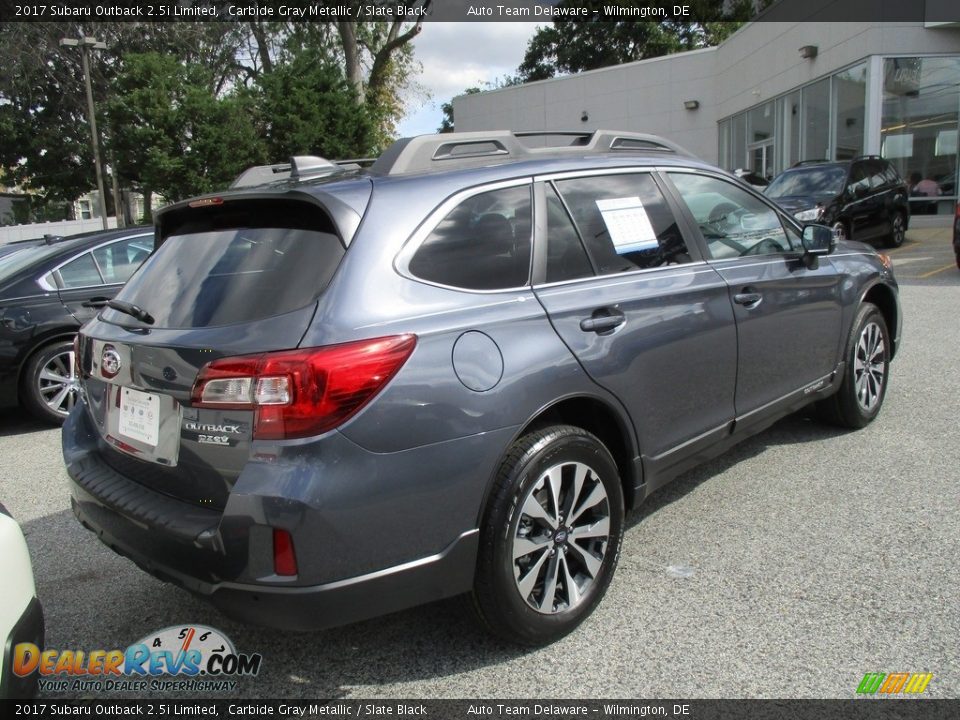 2017 Subaru Outback 2.5i Limited Carbide Gray Metallic / Slate Black Photo #4