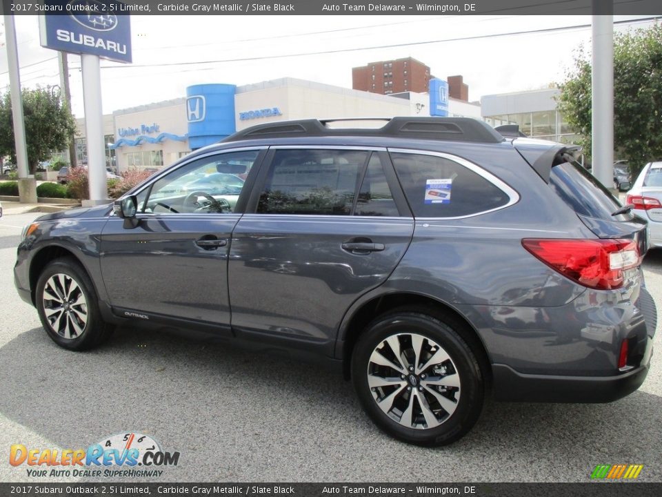 2017 Subaru Outback 2.5i Limited Carbide Gray Metallic / Slate Black Photo #5