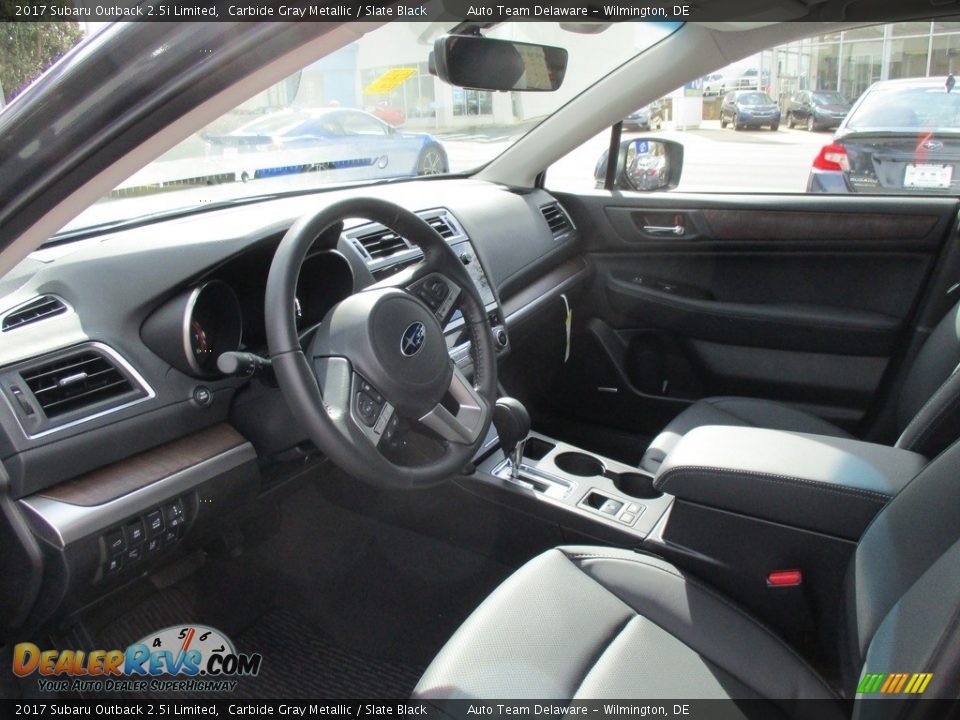 2017 Subaru Outback 2.5i Limited Carbide Gray Metallic / Slate Black Photo #6