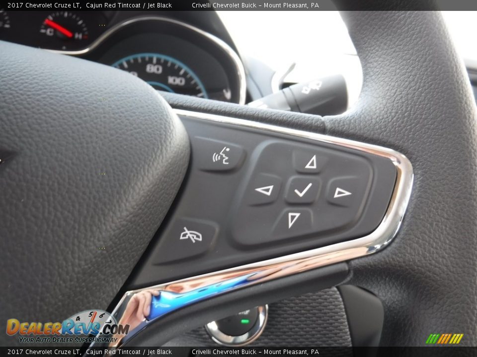 2017 Chevrolet Cruze LT Cajun Red Tintcoat / Jet Black Photo #16