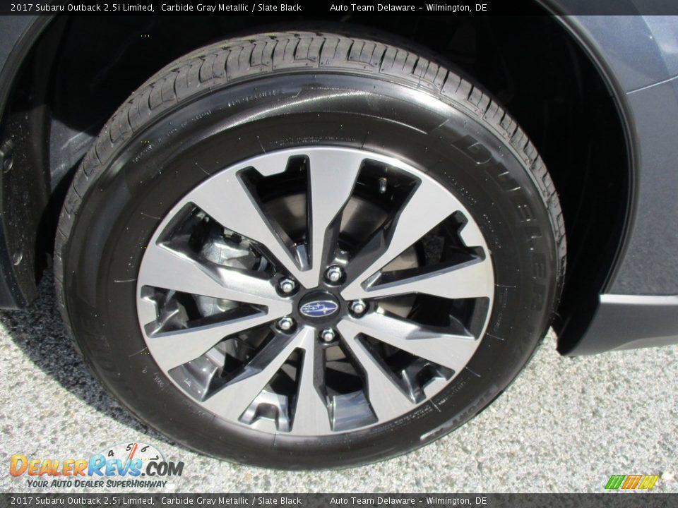 2017 Subaru Outback 2.5i Limited Carbide Gray Metallic / Slate Black Photo #8