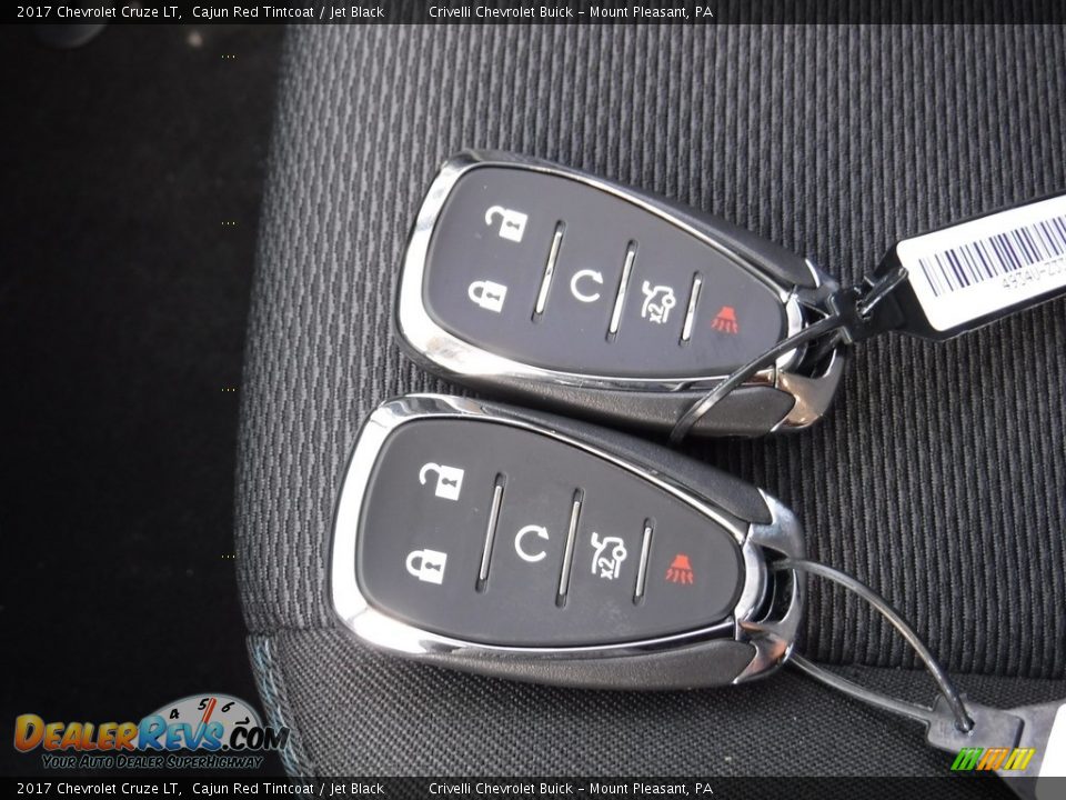 2017 Chevrolet Cruze LT Cajun Red Tintcoat / Jet Black Photo #19