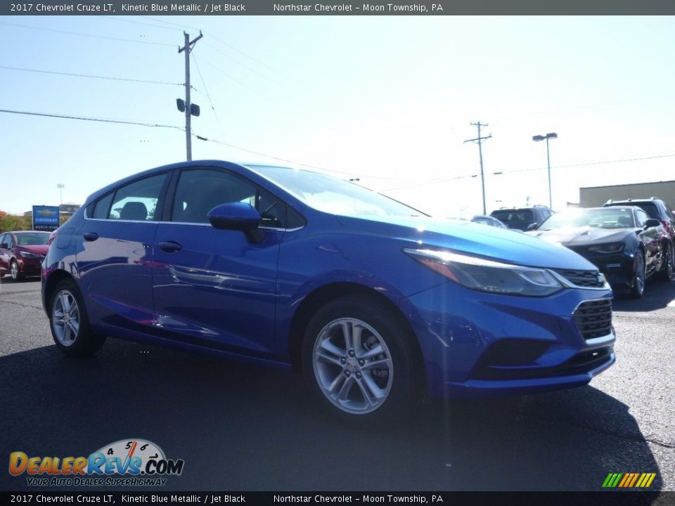 2017 Chevrolet Cruze LT Kinetic Blue Metallic / Jet Black Photo #3