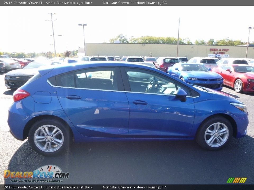 2017 Chevrolet Cruze LT Kinetic Blue Metallic / Jet Black Photo #4