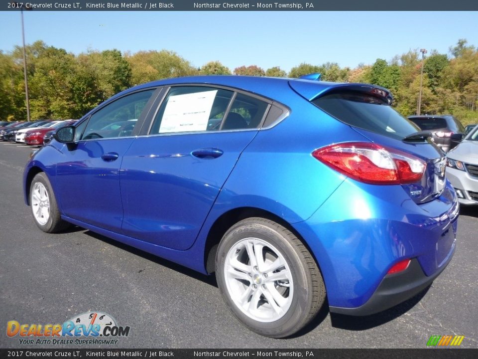 2017 Chevrolet Cruze LT Kinetic Blue Metallic / Jet Black Photo #8