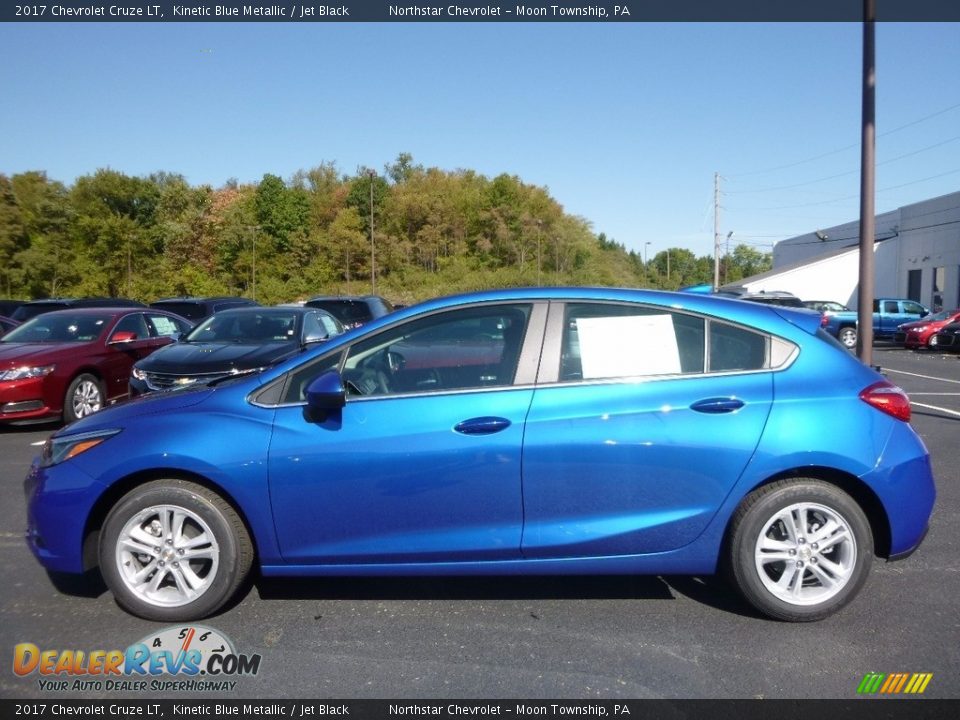 2017 Chevrolet Cruze LT Kinetic Blue Metallic / Jet Black Photo #9