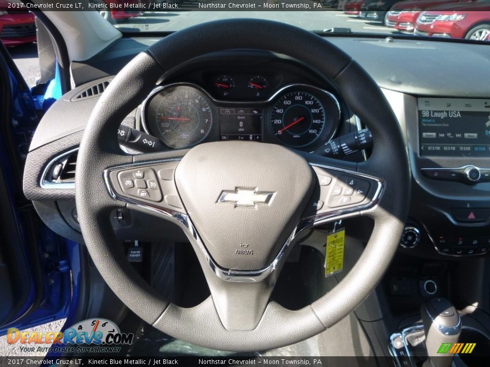 2017 Chevrolet Cruze LT Kinetic Blue Metallic / Jet Black Photo #16