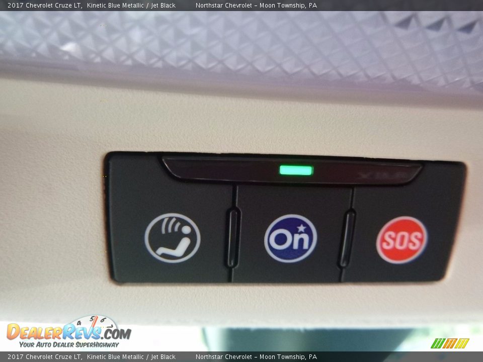 2017 Chevrolet Cruze LT Kinetic Blue Metallic / Jet Black Photo #18