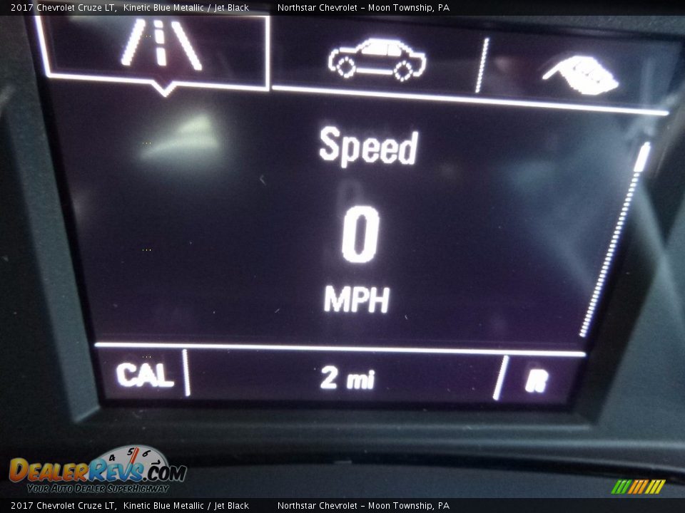 2017 Chevrolet Cruze LT Kinetic Blue Metallic / Jet Black Photo #20