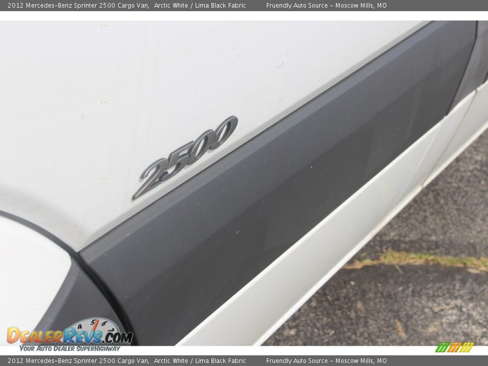 2012 Mercedes-Benz Sprinter 2500 Cargo Van Arctic White / Lima Black Fabric Photo #11