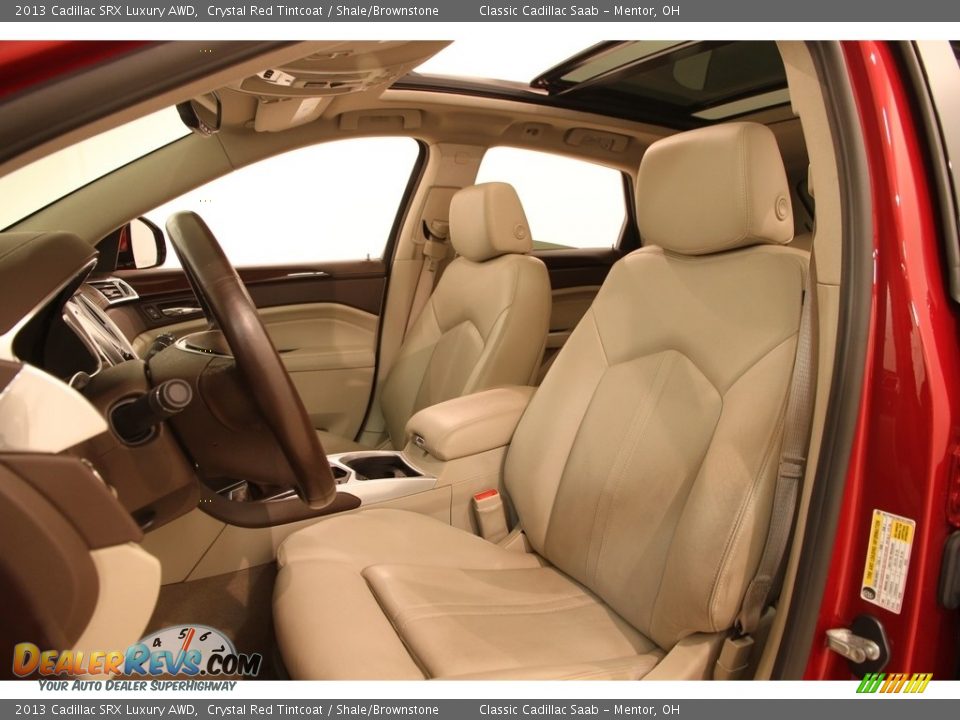 2013 Cadillac SRX Luxury AWD Crystal Red Tintcoat / Shale/Brownstone Photo #5