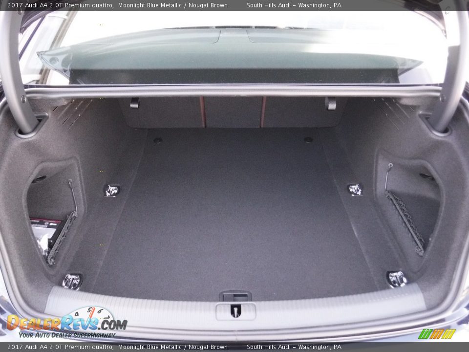 2017 Audi A4 2.0T Premium quattro Moonlight Blue Metallic / Nougat Brown Photo #34