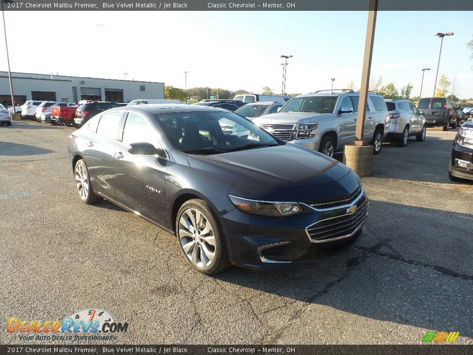 2017 Chevrolet Malibu Premier Blue Velvet Metallic / Jet Black Photo #3