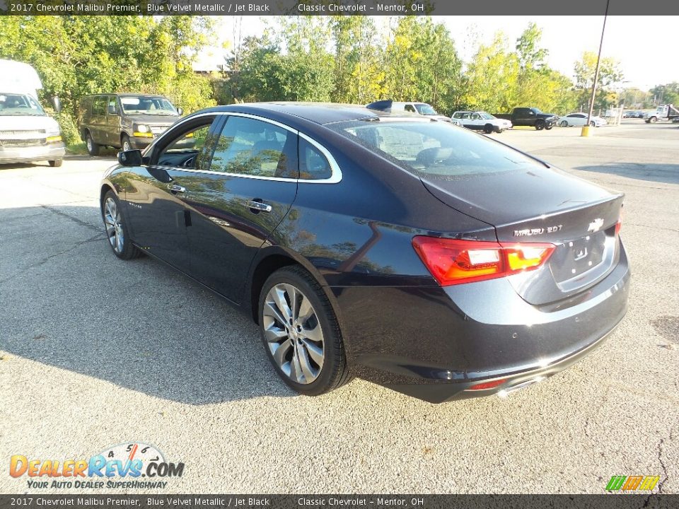 2017 Chevrolet Malibu Premier Blue Velvet Metallic / Jet Black Photo #6