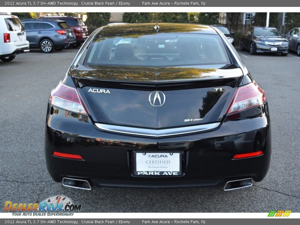 2012 Acura TL 3.7 SH-AWD Technology Crystal Black Pearl / Ebony Photo #3