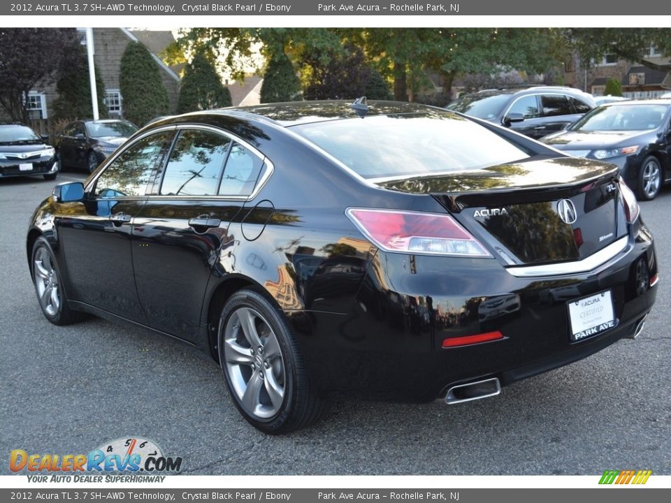 2012 Acura TL 3.7 SH-AWD Technology Crystal Black Pearl / Ebony Photo #4