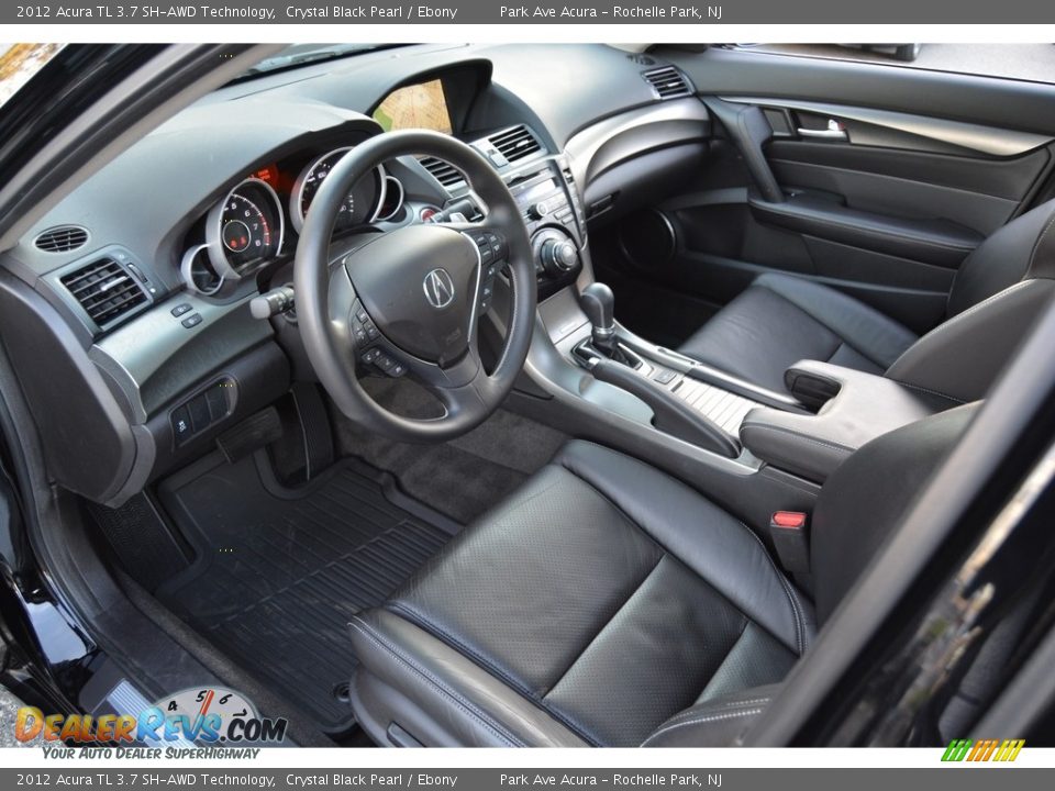 2012 Acura TL 3.7 SH-AWD Technology Crystal Black Pearl / Ebony Photo #10