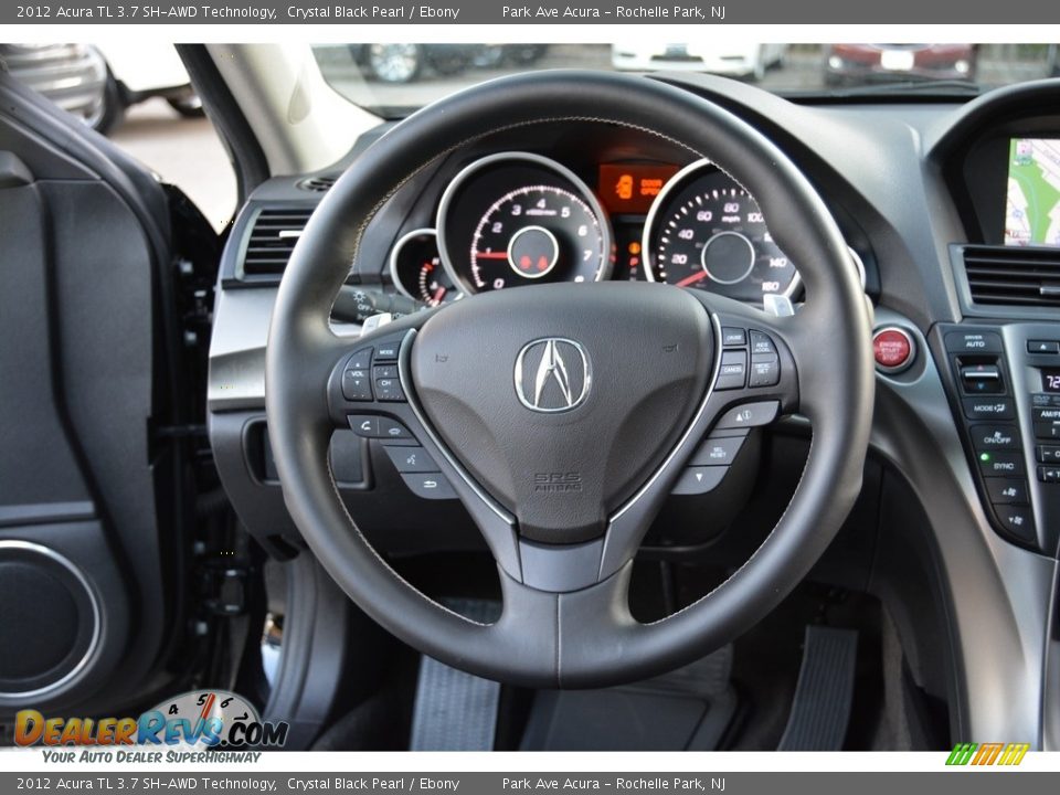 2012 Acura TL 3.7 SH-AWD Technology Crystal Black Pearl / Ebony Photo #17
