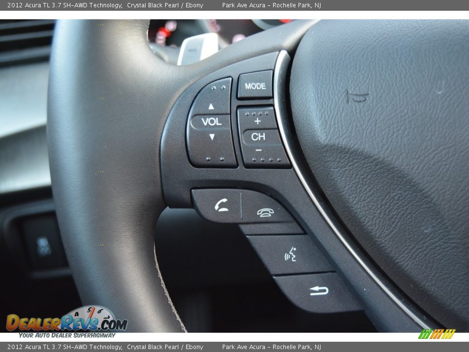 2012 Acura TL 3.7 SH-AWD Technology Crystal Black Pearl / Ebony Photo #18