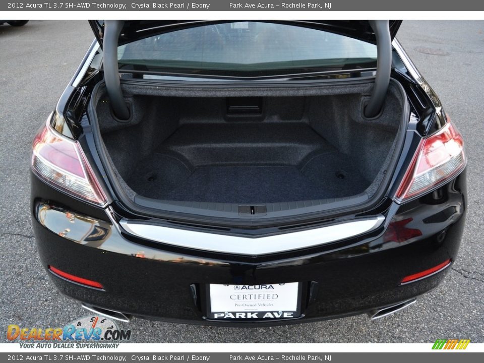 2012 Acura TL 3.7 SH-AWD Technology Crystal Black Pearl / Ebony Photo #22
