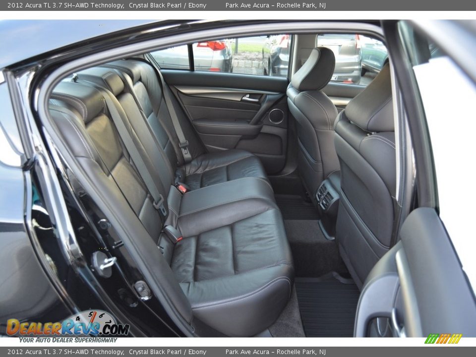 2012 Acura TL 3.7 SH-AWD Technology Crystal Black Pearl / Ebony Photo #25