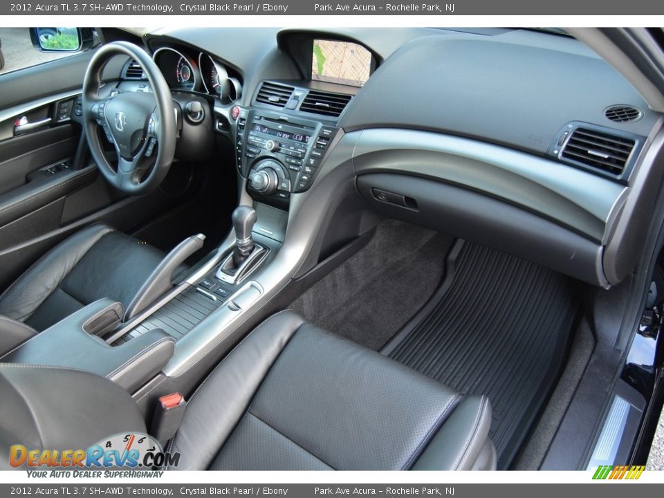 2012 Acura TL 3.7 SH-AWD Technology Crystal Black Pearl / Ebony Photo #27