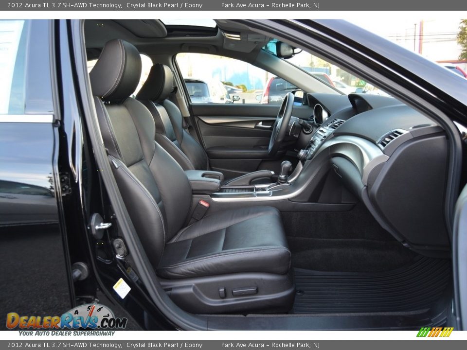 2012 Acura TL 3.7 SH-AWD Technology Crystal Black Pearl / Ebony Photo #28
