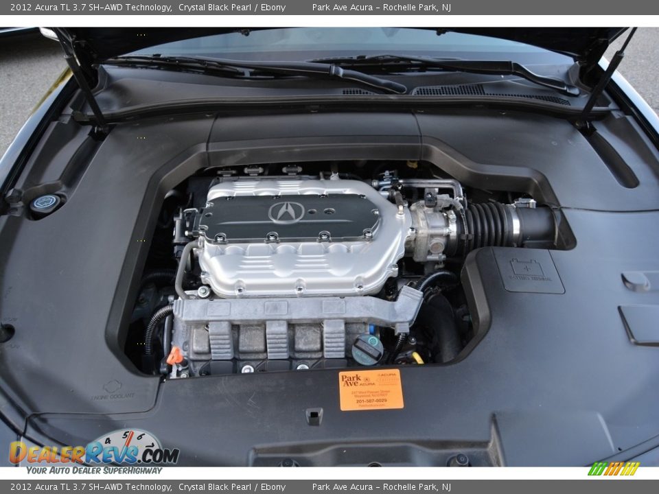 2012 Acura TL 3.7 SH-AWD Technology Crystal Black Pearl / Ebony Photo #30