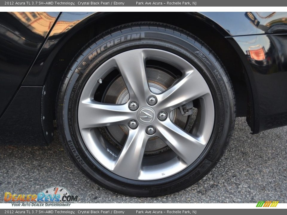 2012 Acura TL 3.7 SH-AWD Technology Crystal Black Pearl / Ebony Photo #32