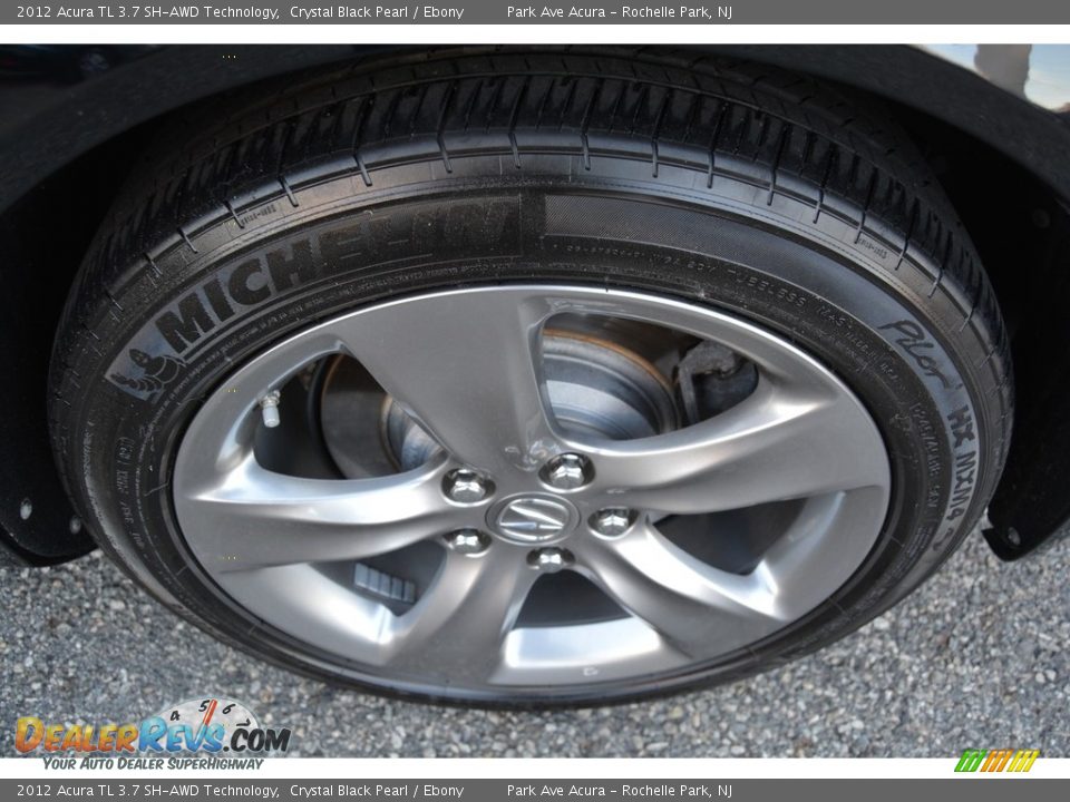 2012 Acura TL 3.7 SH-AWD Technology Crystal Black Pearl / Ebony Photo #33