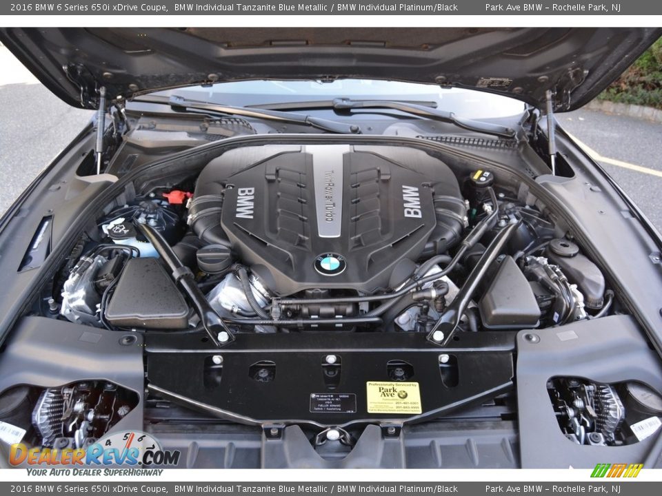 2016 BMW 6 Series 650i xDrive Coupe 4.4 Liter DI TwinPower Turbocharged DOHC 32-Valve VVT V8 Engine Photo #29