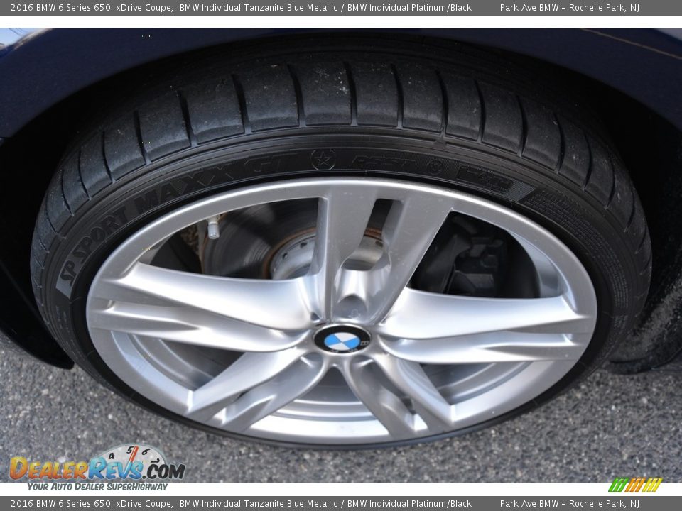 2016 BMW 6 Series 650i xDrive Coupe BMW Individual Tanzanite Blue Metallic / BMW Individual Platinum/Black Photo #32