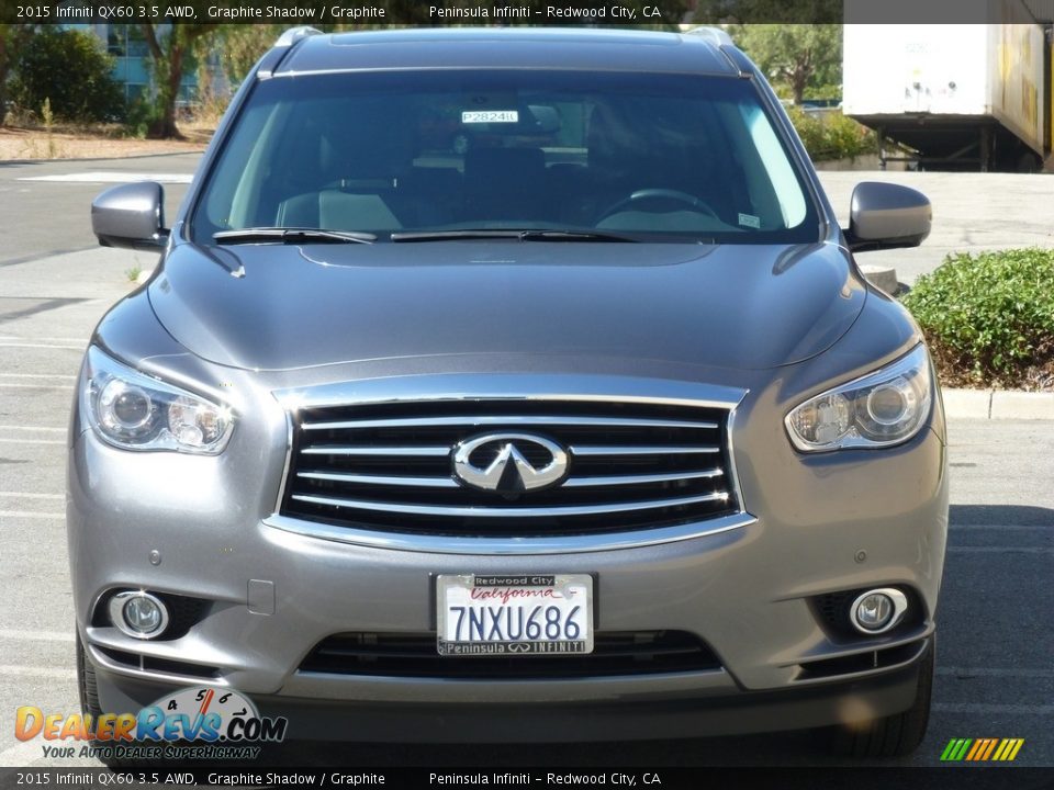 2015 Infiniti QX60 3.5 AWD Graphite Shadow / Graphite Photo #2