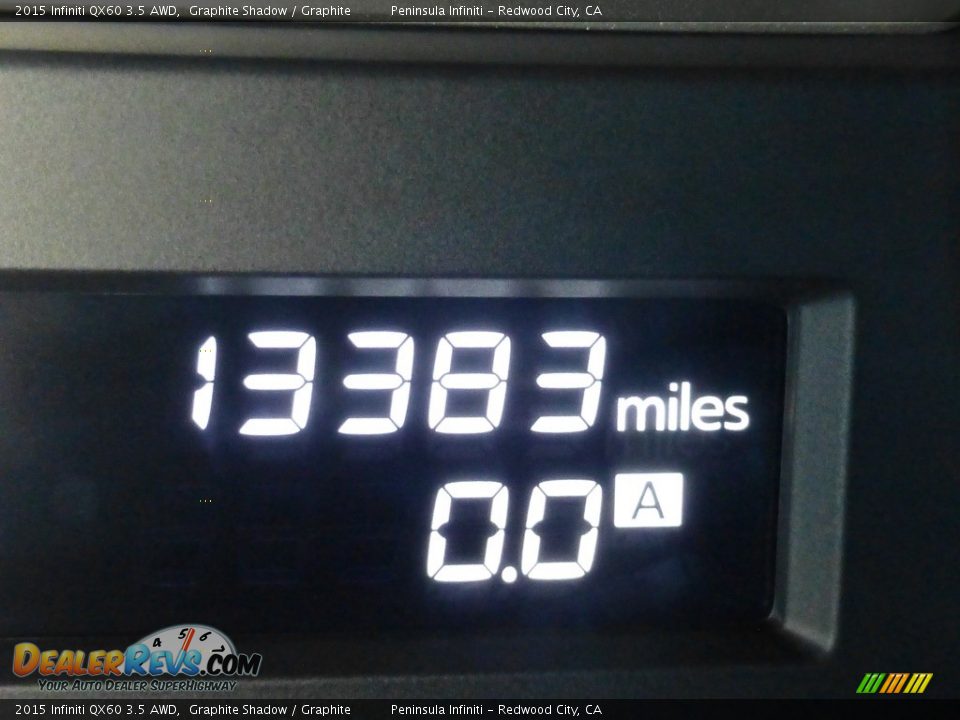 2015 Infiniti QX60 3.5 AWD Graphite Shadow / Graphite Photo #8