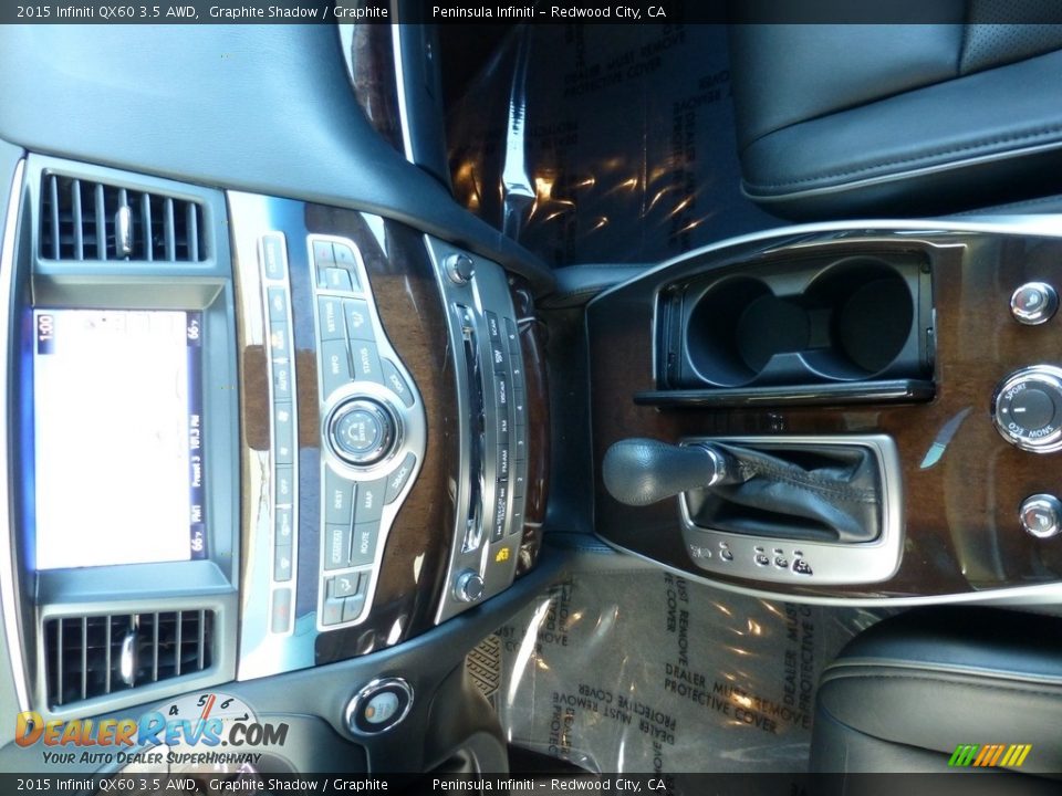 2015 Infiniti QX60 3.5 AWD Graphite Shadow / Graphite Photo #16