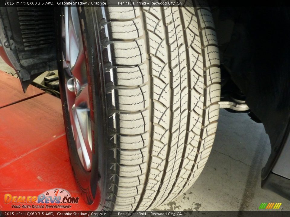 2015 Infiniti QX60 3.5 AWD Graphite Shadow / Graphite Photo #18