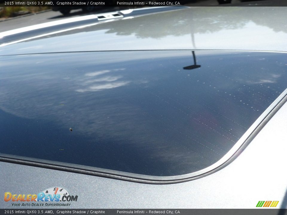 2015 Infiniti QX60 3.5 AWD Graphite Shadow / Graphite Photo #23