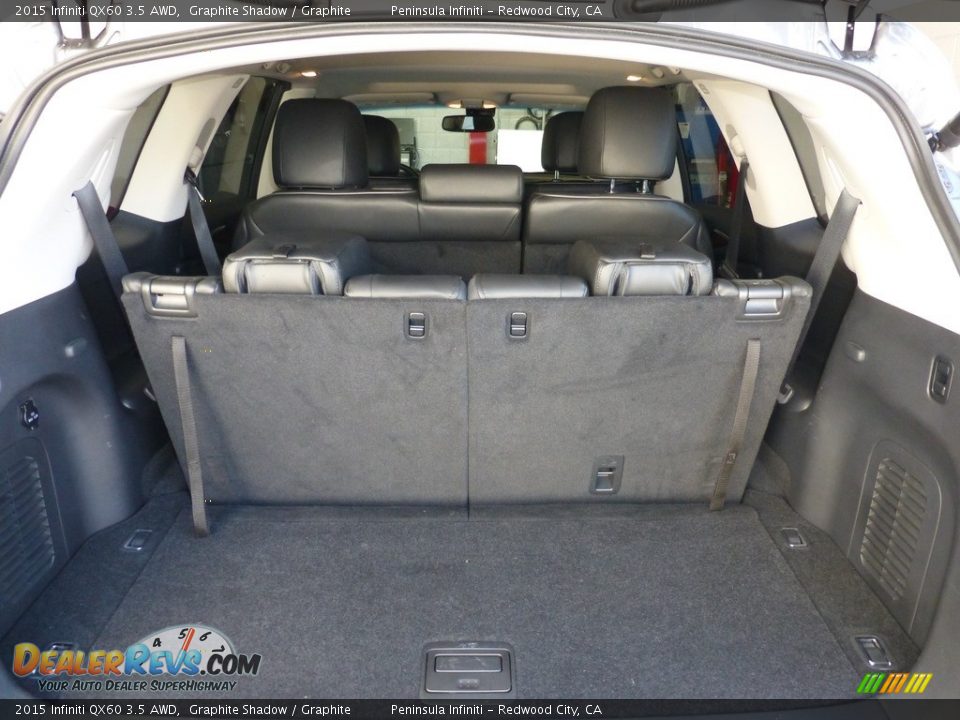 2015 Infiniti QX60 3.5 AWD Graphite Shadow / Graphite Photo #27