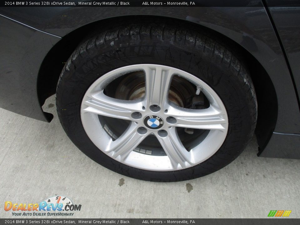 2014 BMW 3 Series 328i xDrive Sedan Mineral Grey Metallic / Black Photo #3