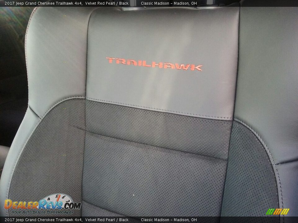 2017 Jeep Grand Cherokee Trailhawk 4x4 Velvet Red Pearl / Black Photo #5