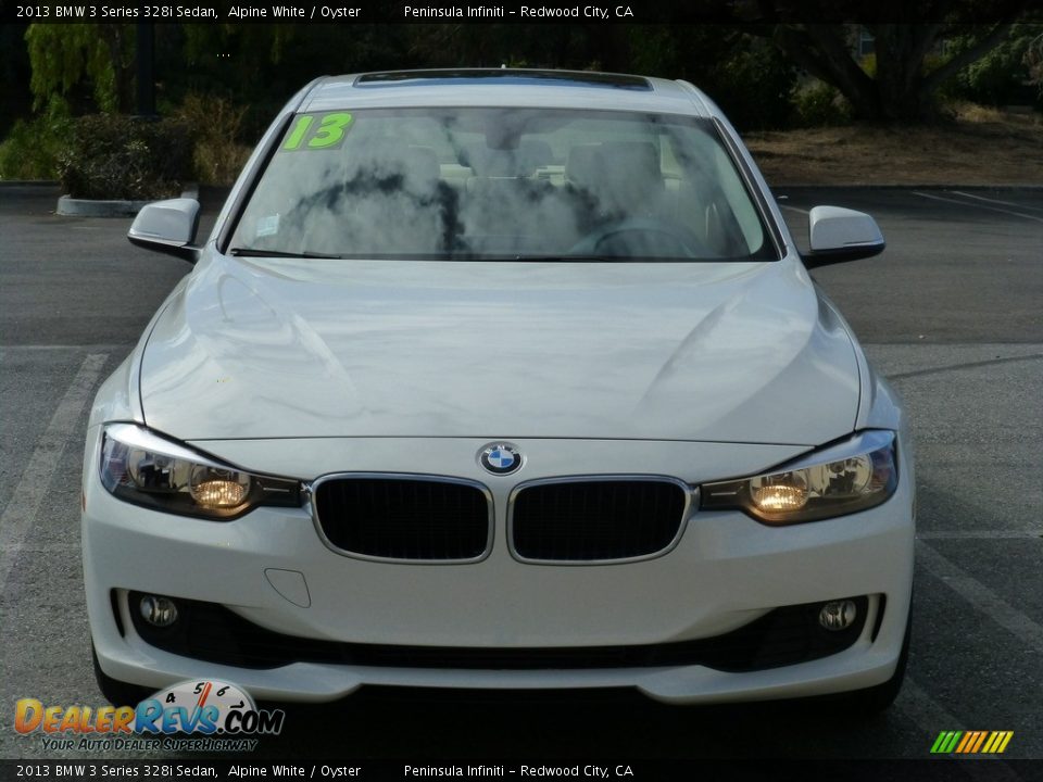 2013 BMW 3 Series 328i Sedan Alpine White / Oyster Photo #2